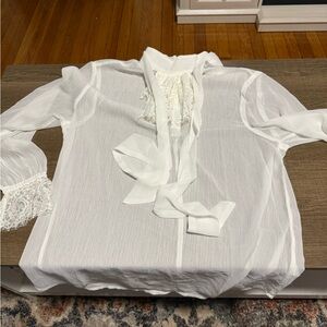 ASOS Ruffled Victorian style shirt